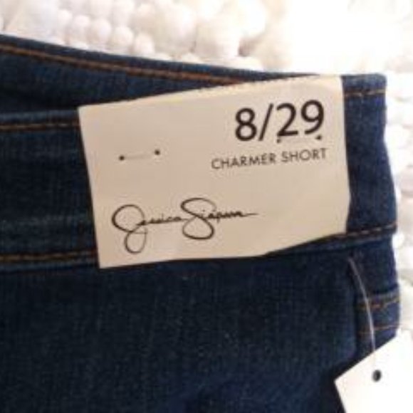 NWT!!! JESSICA SIMPSON Denim Jean Charmer Shorts Women's Size 8/29 - Picture 6 of 13